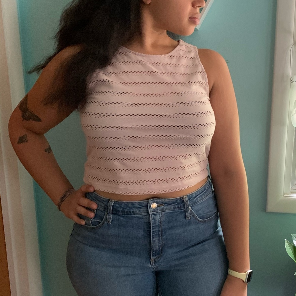 Forever 21 Pink Crop top
